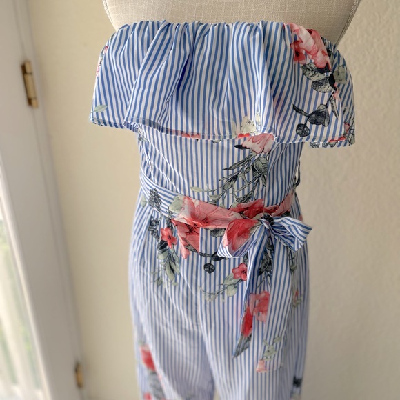 Parvenue Strapless Jumpsuit- Large - Picture 9 of 9